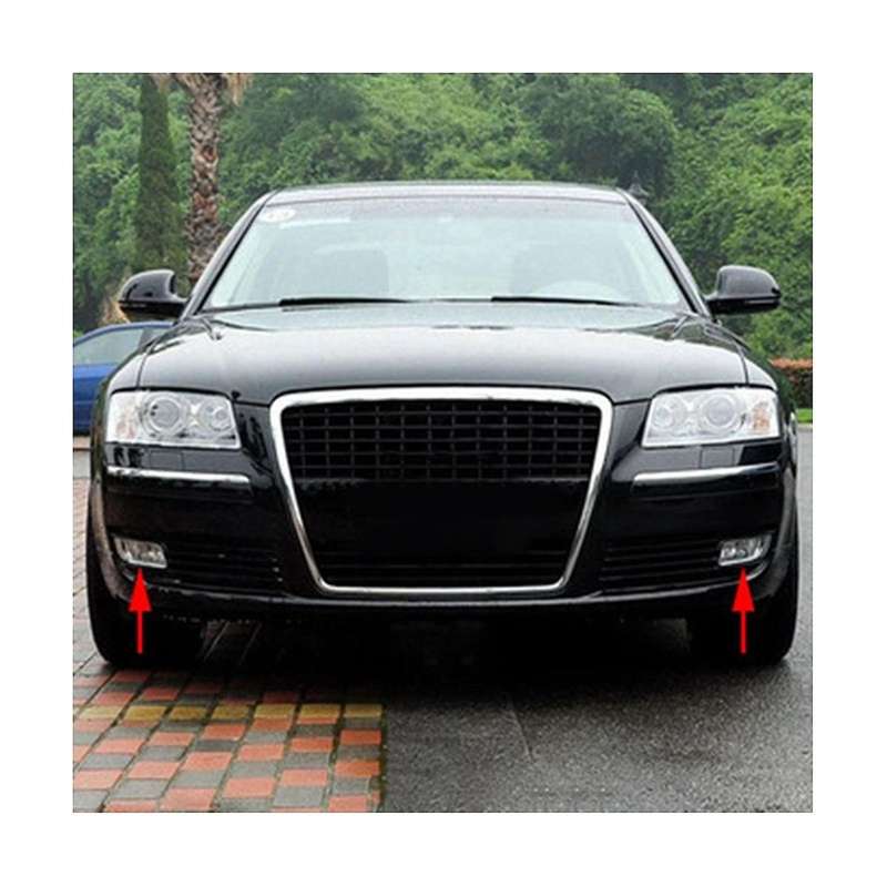 1pair Front Bumper Fog Light 4e0941699b 4e0941700b for A8 A8 D3 2008-2010 Halogen Fog Lamp Light