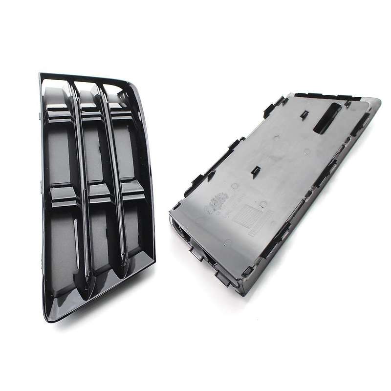 1Pair Front Bumper Fog Light Grille Grill for- A4 B9 2016-2017 Fog Lamp Cover 8WD807681 8WD807682