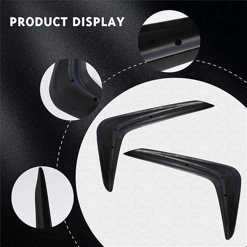 1pair Front Bumper Fog Light Eyebrow Wind Knife for Plus 2019-2022 Fog Lamp Eyebrows Spoiler Splitte