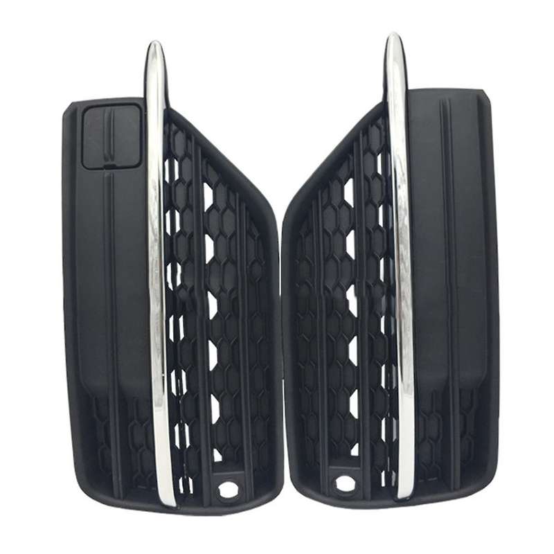 1Pair Front Bumper Fog Light Grille Cover 31383045 31383044 for XC90 2016-2019 Lower Bumper Outer R