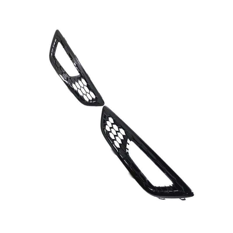 1pair Front Bumper Fog Light Cover Fog Light Bezel Trim Fog Lamp Grille for Focus 2015-2017 15a299-