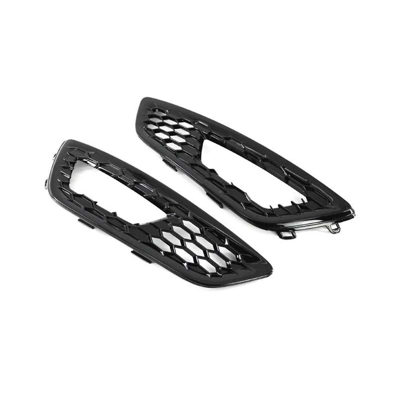 1pair Front Bumper Fog Light Cover Fog Light Bezel Trim Fog Lamp Grille for Focus 2015-2017 15a299-
