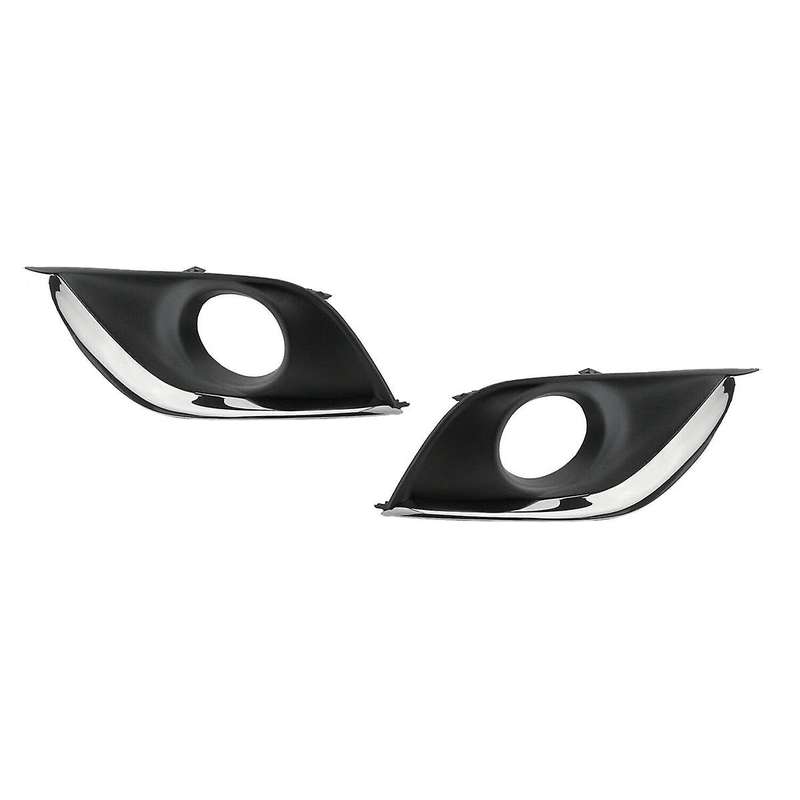 1pair Front Bumper Fog Light Lamp Cover Trim Panel for Sedan 2015-2019 Facelift 62257-6w80a 62256-6w
