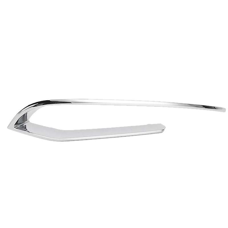 1pair Front Bumper Fog Light Lamp Eyebrow Cover Trim for 5 Series F10 F18 520li 525li 2014-2017 Mesh