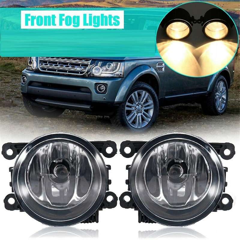 1pair Front Bumper Fog Light Lamp with Bulb for Iv Iii L319 L320 L322 Lr001587 Lr057400