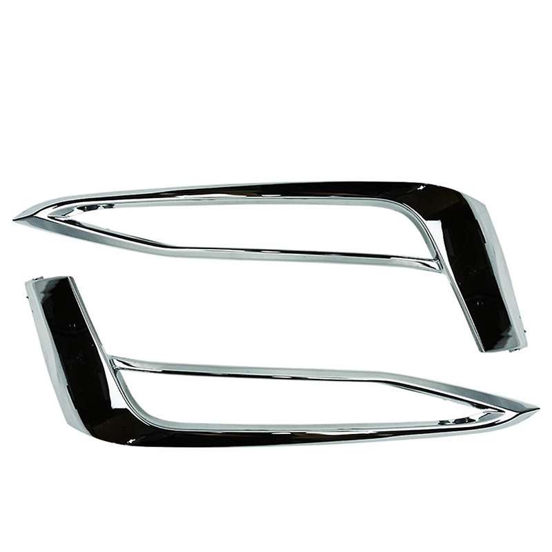 1pair Front Bumper Fog Lights Mesh Grille Cover Trim(lh+rh)51117385283 51117385284 for 530e 530i 540