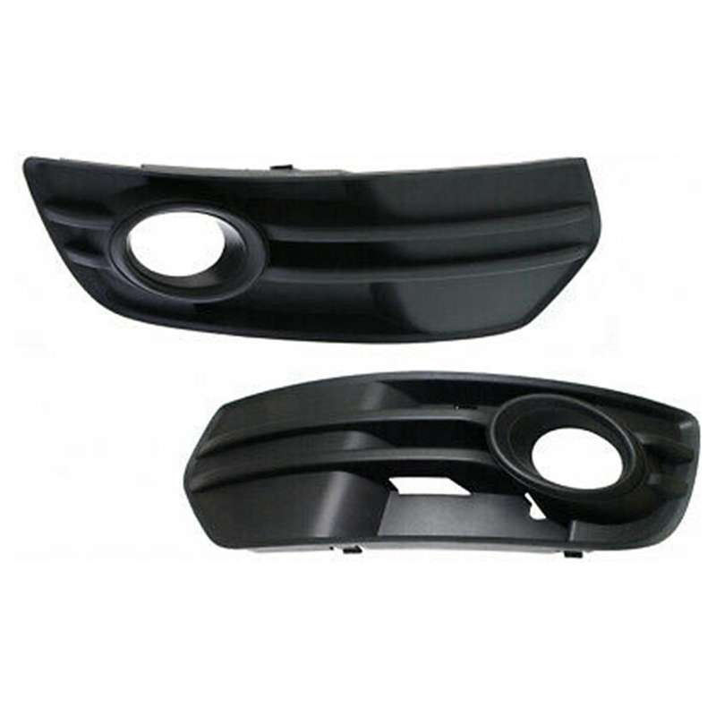1pair Front Bumper Grille Fog Light Frame Fog Lamp Cover 8r0807681a 8r0807682a for Q5 2009-2012