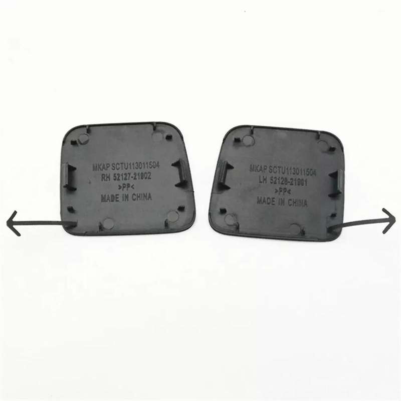 1Pair Front Bumper Hole Cover Trim 52128-21901 52127-21902 Set for 2011-2013 TC Car Towing Hook Eye