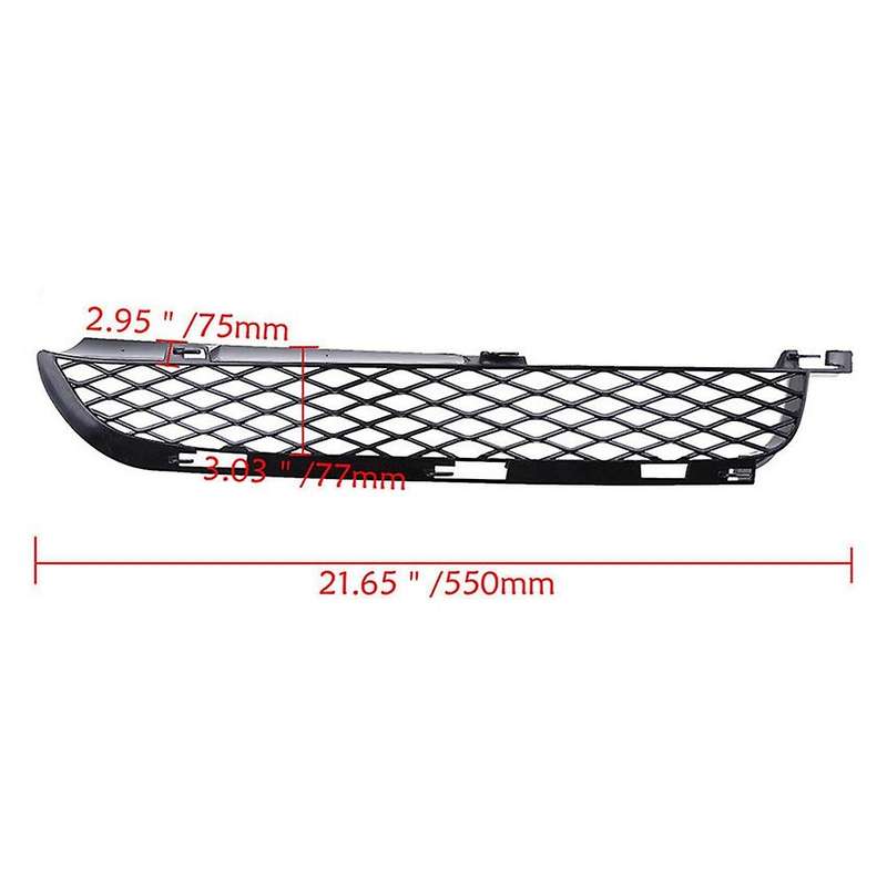 1Pair Front Bumper Grill Lower Kidney Intake Grille Trim Air Intake Grilles Racing Grills for X5 E53