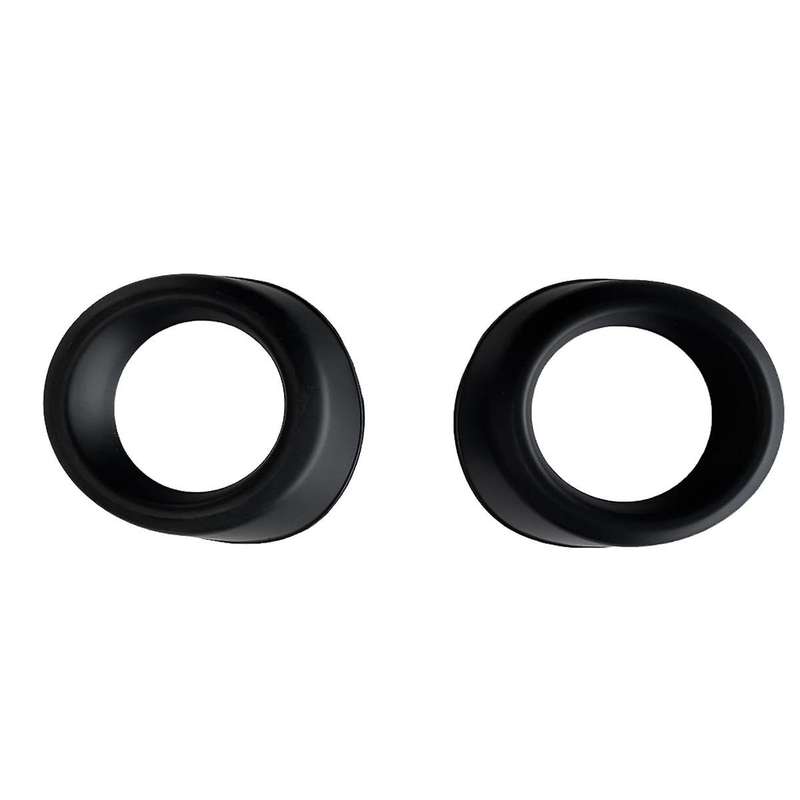 1Pair Front Bumper Hole Cover 52128-35130 52127-35140 for Cruiser 2007-2018 Fog Lights Lamp Hole Bl