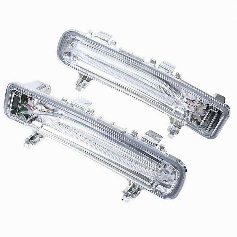 1Pair Front Bumper LED Fog Light DRL Daytime Running Lamp for Edge/Everest 2011-2014 Car Turn Signa
