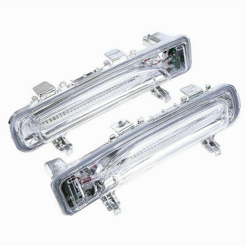 1Pair Front Bumper LED Fog Light DRL Daytime Running Lamp for Edge/Everest 2011-2014 Car Turn Signa