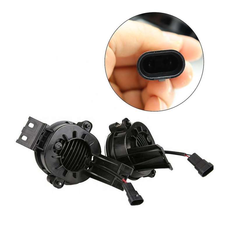 1Pair Front Bumper LED Fog Lights Driving Lamp for Ram 1500 02-08 / 2500 3500 03-09 55077474AE 55077