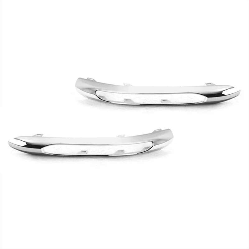 1Pair Front Bumper Lower Grille Fog Light Cover Frame for - Class R172 W172 2012-2016 A1728850074/17