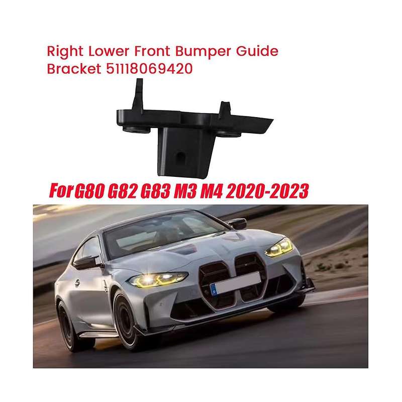 1Pair Front Bumper Lower Guide 51118069419 51118069420 for G80 G82 G83 M3 2020-2023 Bumper Cover Inn