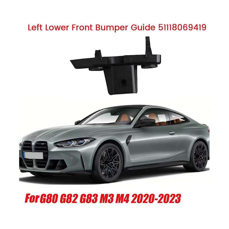 1Pair Front Bumper Lower Guide 51118069419 51118069420 for G80 G82 G83 M3 2020-2023 Bumper Cover Inn
