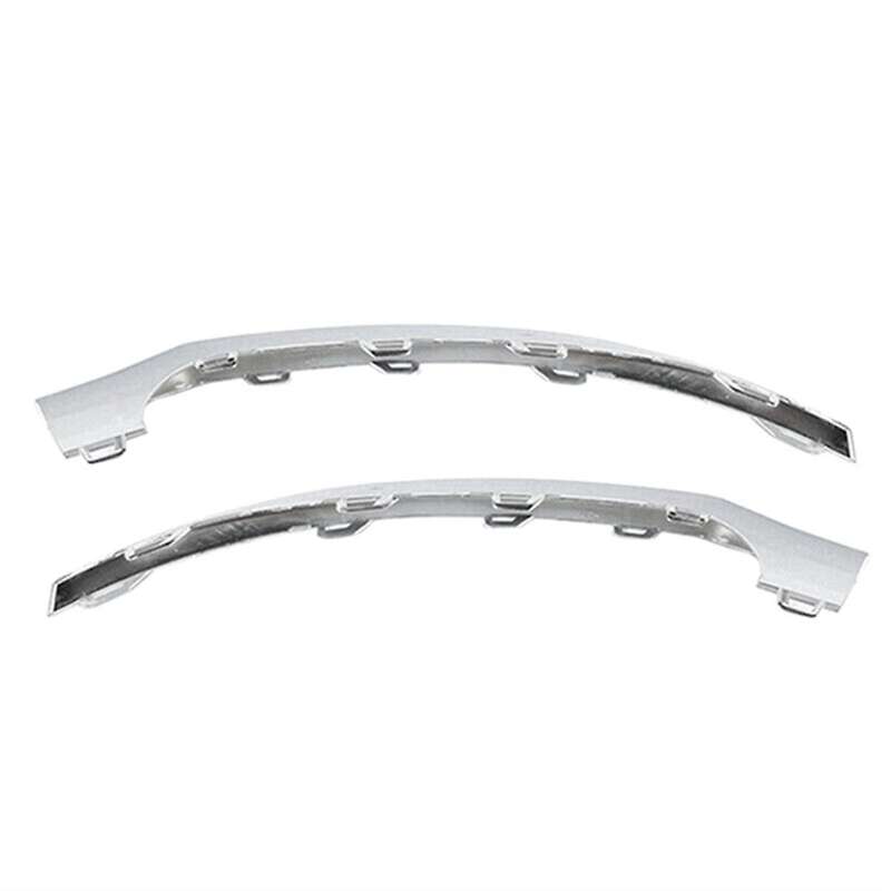 1Pair Front Bumper Lip Lower Chrome Trim Strip for - -Class W218 CLS320 400 550 A2188851574 A2188851