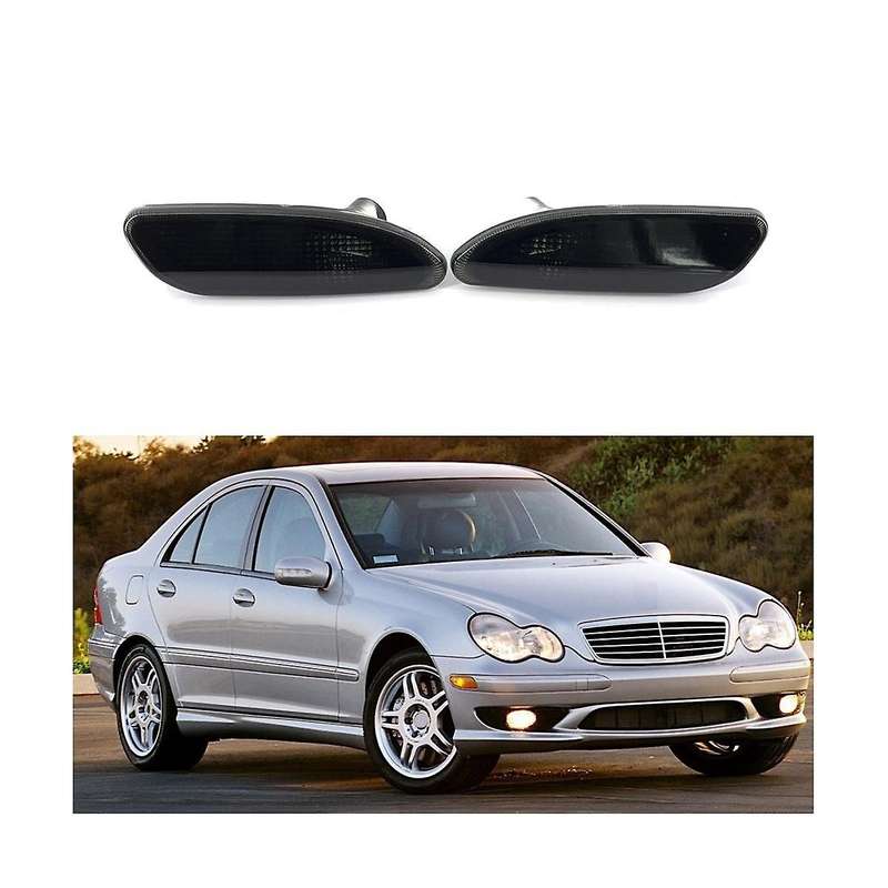 1pair Front Bumper Side Light Turn Signal Light Side Marker Light for W203 C-class 2001-2007 203820
