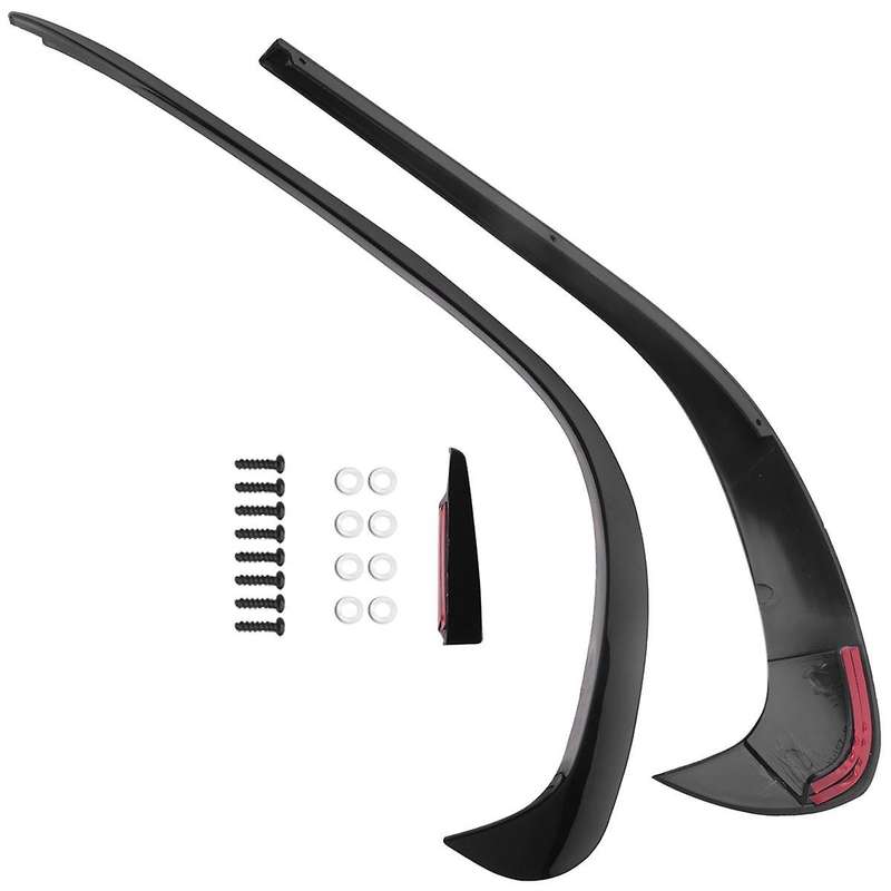 1pair Front Bumper Side Air Knife Splitter Spoiler Trim for A Class W176 A180 A200 A220 A250 A45 20
