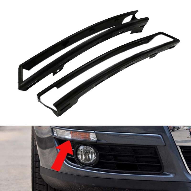 1pair Front Bumper Turn Signal Grille Bracket Cover 3cd807717 3cd807718 for B6 2007-2011 Radiator G