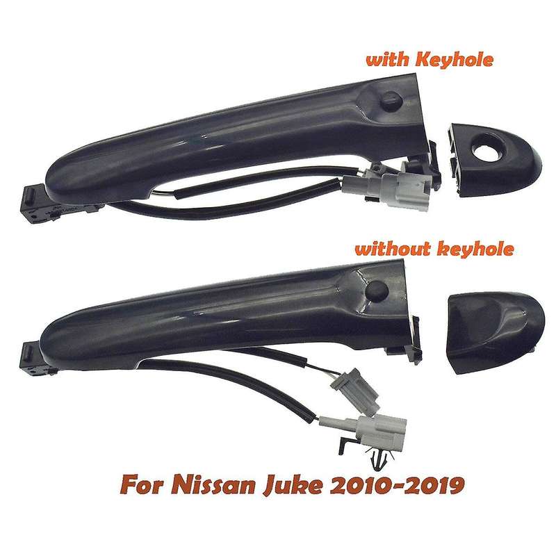 1pair Front Door Handle Keyless Entry 82644-1fa5a 80640-1fa5b for Juke F15 2010-2019 Car Inductive