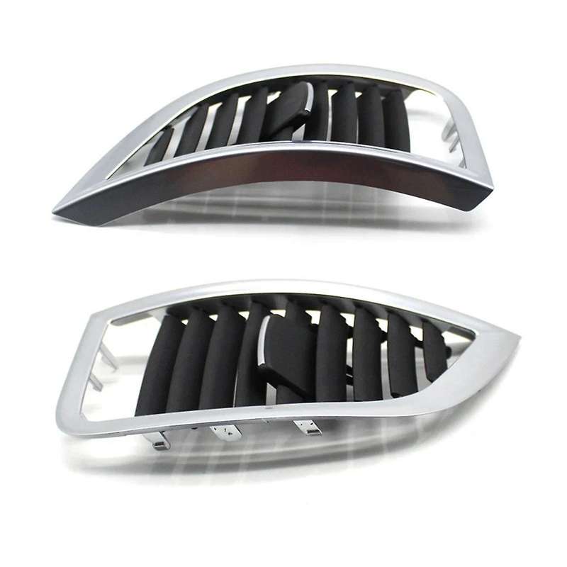 1Pair Front Dashboard Air Conditioner AC Vent Outlet Grille Panel Cover for 2006-2015 4L0820901 4L0