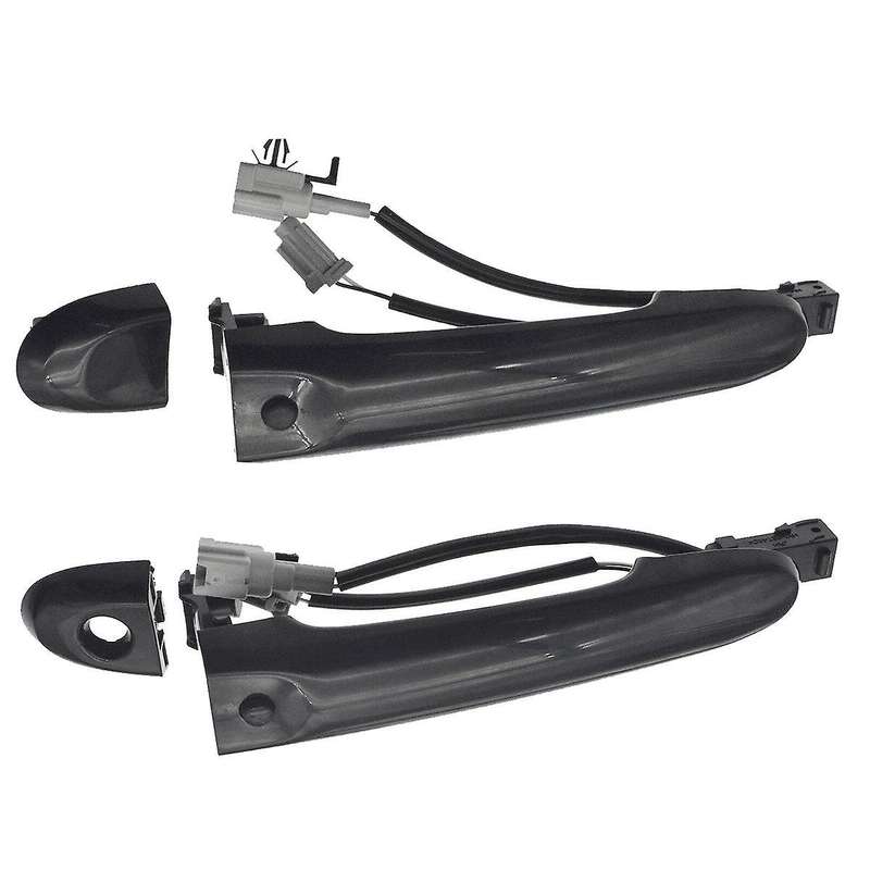 1pair Front Door Handle Keyless Entry 82644-1fa5a 80640-1fa5b for Juke F15 2010-2019 Car Inductive O