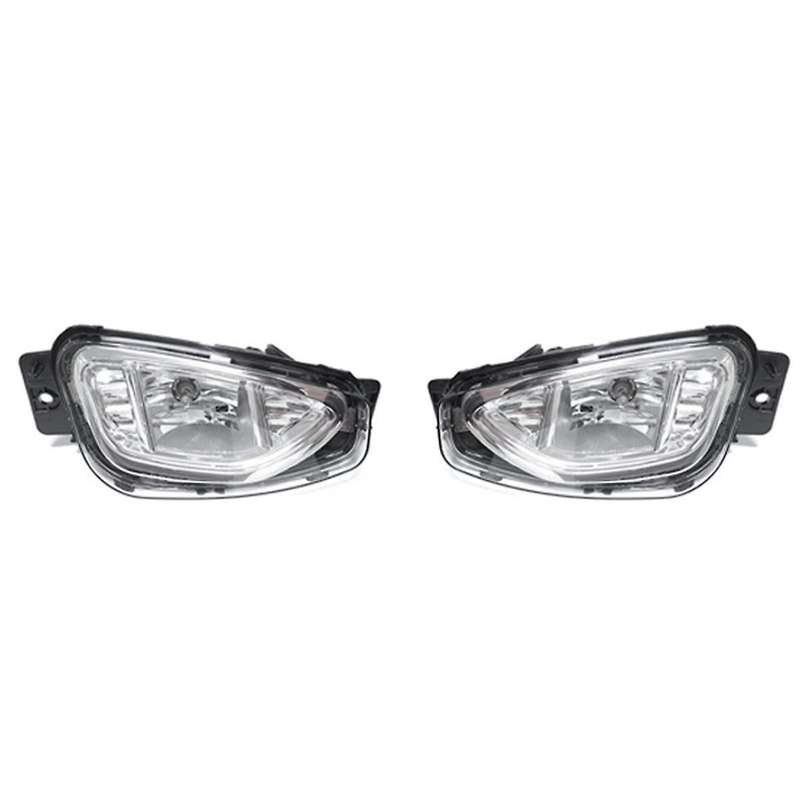 1Pair Front Fog Light Assembly for Escape 2021-2023 Car Bumper Driving Lamp Foglight with Halogen B