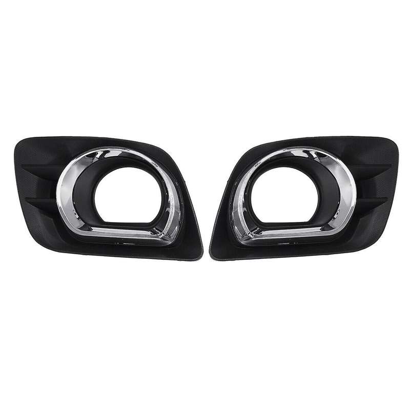 1Pair Front Fog Light Lamp Bezel Frame Cover Trim for 2009-2011