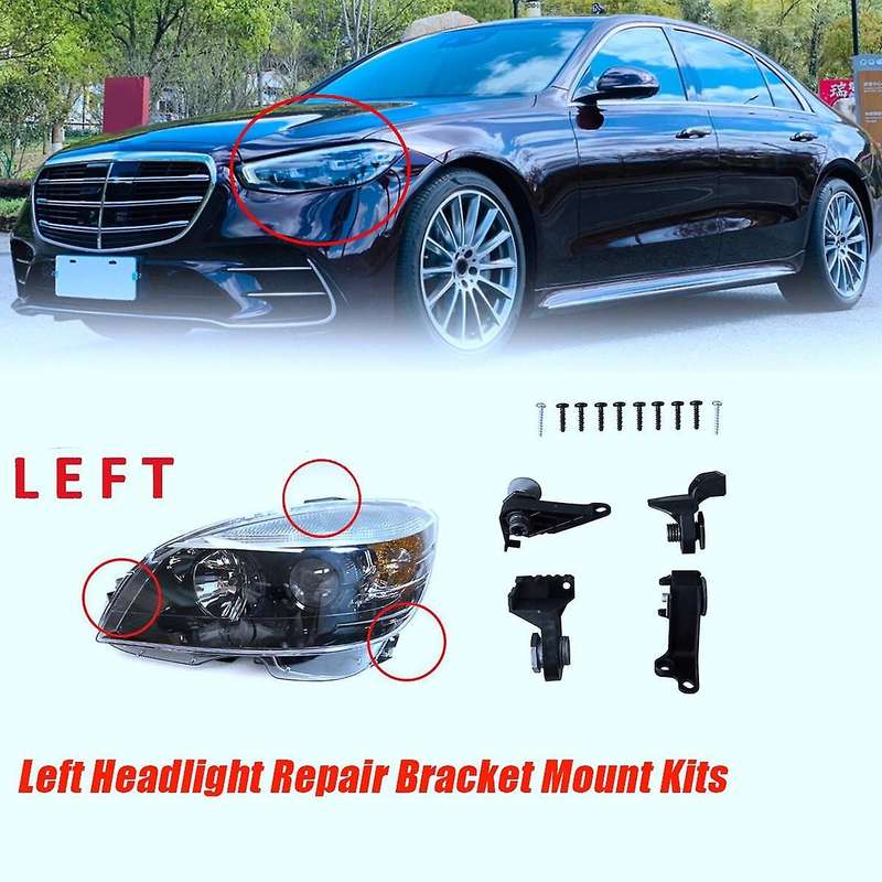 1pair Front Headlight Bracket Mount Repair Kits for - S Class W223 2021-2024 S350 A2238208304 A2238