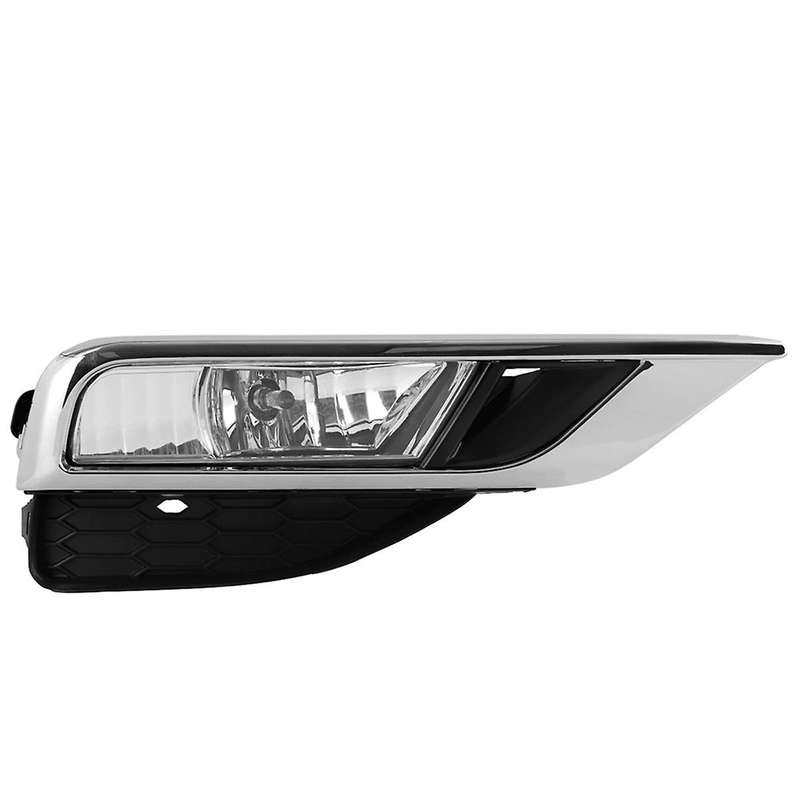 1Pair Front Halogen Fog Lights + Chrome Bezel+Switch Wiring+Relay Kit for -V 2015 2016 HO2592140 HO