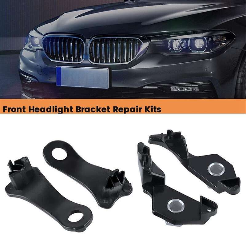 1Pair Front Headlight Bracket Repair Kits for E60 E61 525i 530xi 540i 545i 550i 2003-2010 631269414