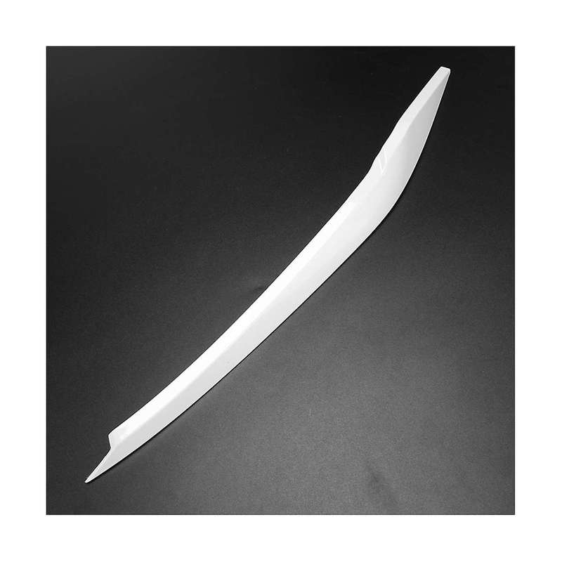 1pair Front Headlight Eyelids Eyebrow Trim Sticker for 2019-2022 Molding Lamp Eyebrow Strips Lid Co