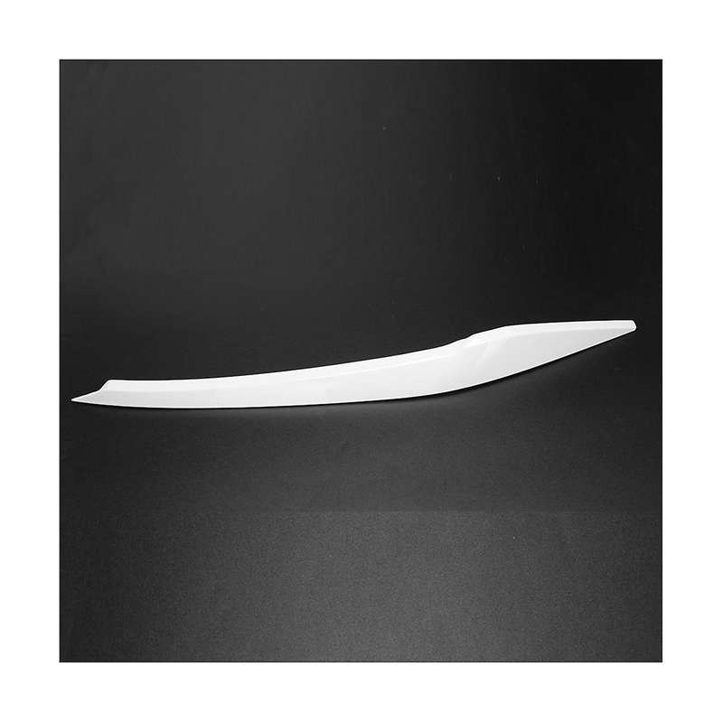 1pair Front Headlight Eyelids Eyebrow Trim Sticker for 2019-2022 Molding Lamp Eyebrow Strips Lid Co