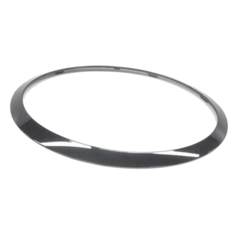 1pair Front Headlight Trim Ring 51137449209 51137449210 for F55 F56 F57 2015-2017 Black Chrome Bezel