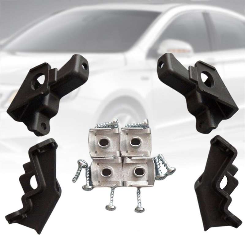 1pair Front Headlight Mount Bracket Repair Kit 6r0998225/226 for 09-17 Head Light Lamp Fixed Holder