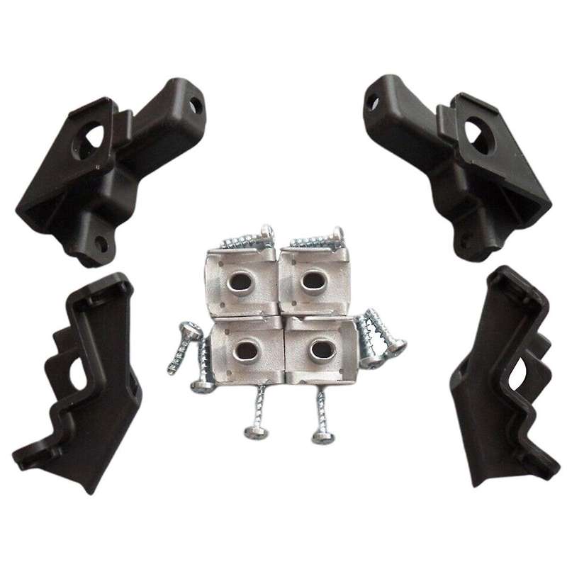 1pair Front Headlight Mount Bracket Repair Kit 6r0998225/226 for 09-17 Head Light Lamp Fixed Holder