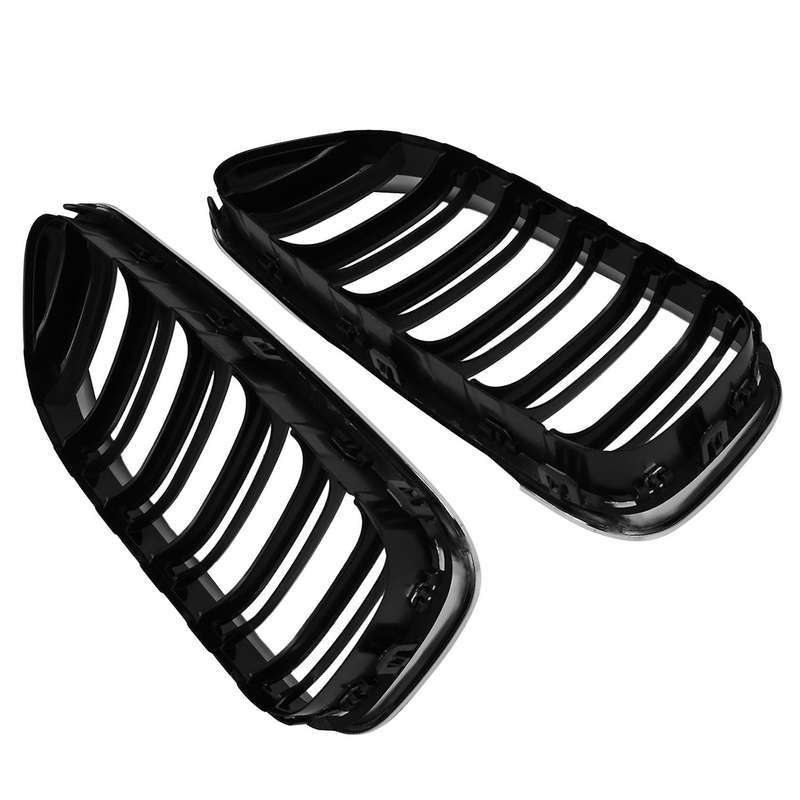 1Pair Front Kidney Grilles 51137211921 51137211922 51137212849 for  6 Series F06 F12 F13 12-16 Auto