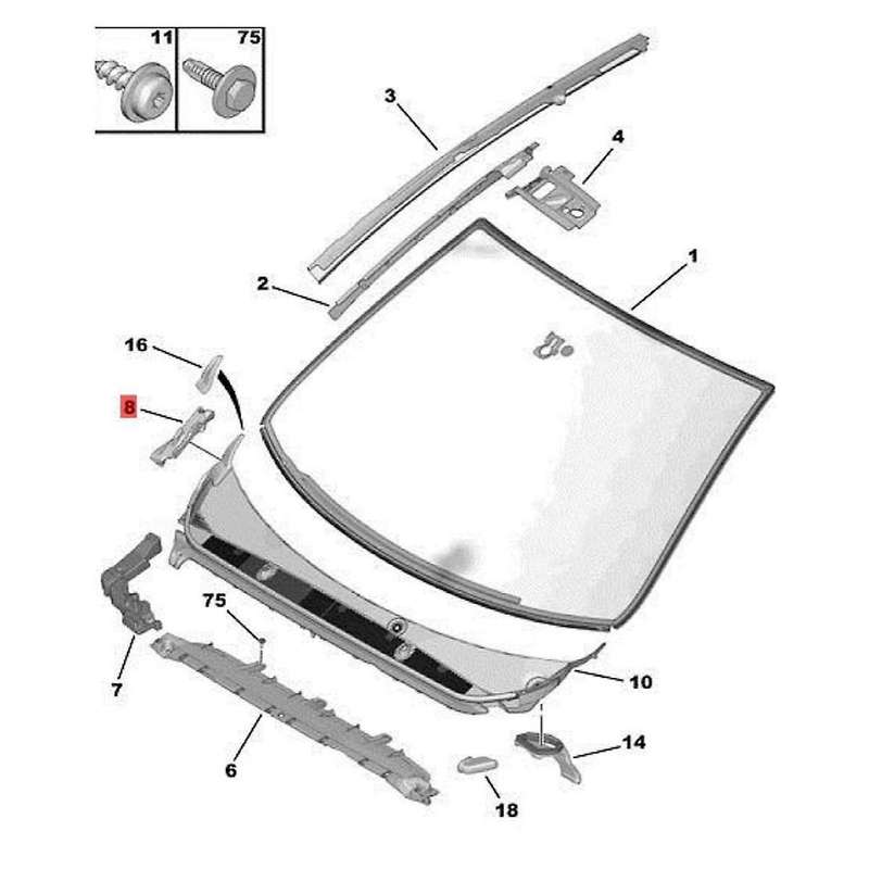 1Pair Front Hood Foam Sponge Gasket 9808245080 9808244980 for T93 308S 408 2014-2020 Engine Room Buf