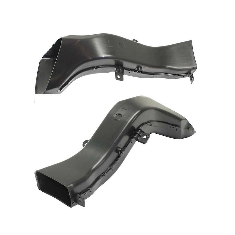 1pair Front Left+right Radiator Support Air Intake Duct Plastic Black 51748054229 51748054230 for 3