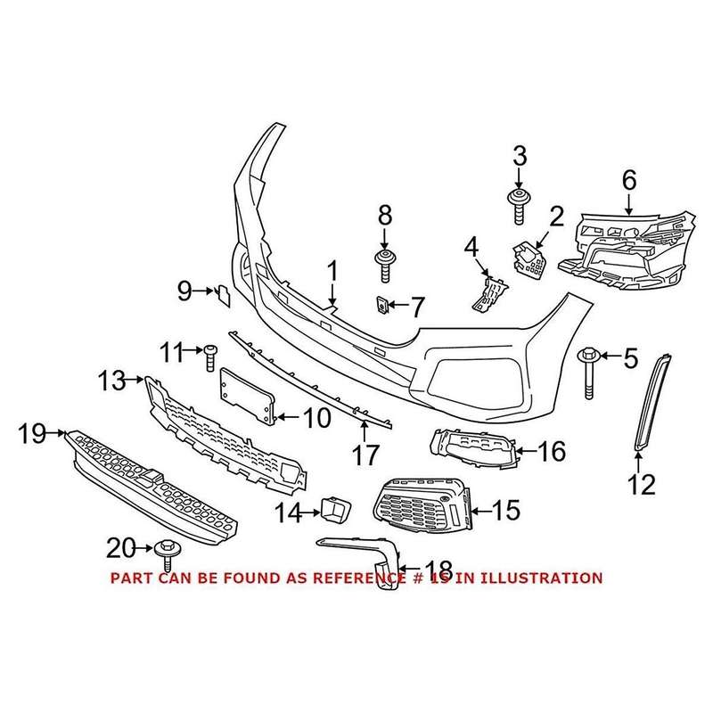 1Pair Front Lower Grille Fog Lamp Bezel Trim Cover 51118074001 51118074002 for 7 Series G11 G12 19-2