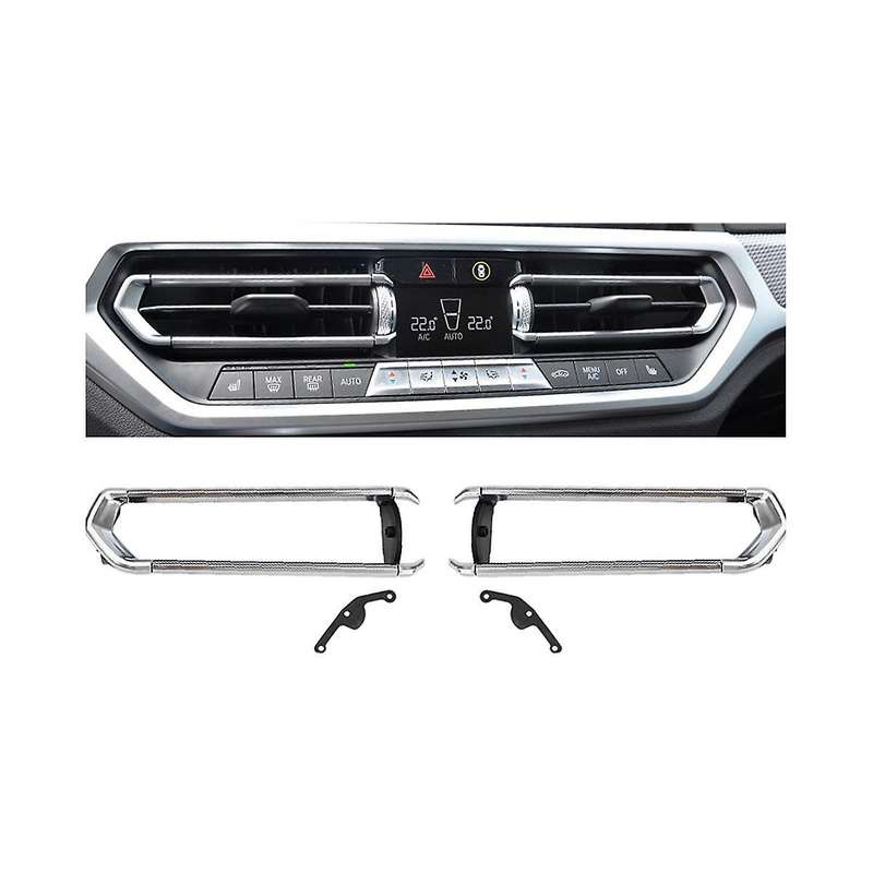 1Pair Front Middle AC Air Outlet Trim Clip Grille Slide Repair Kit for 2 3 4 Series Z4 G20 G28 2019-