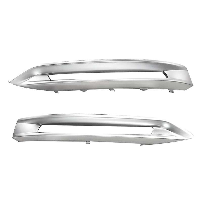 1pair Front Lower Drl Fog Light Chrome Trim Bezel for W166 Ml/ 63 2012-2015 A1668851574 A1668851674