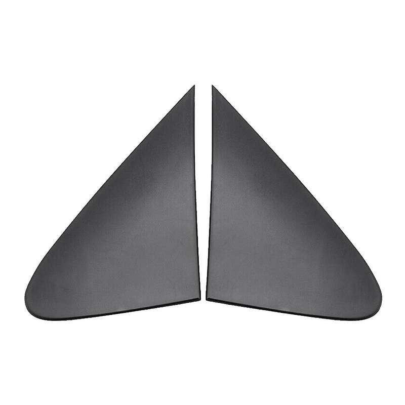 1Pair Front Pillar Triangle Plate for 08-13 60118-12010 60117-12010 Door View Mirror Corner Trim Co