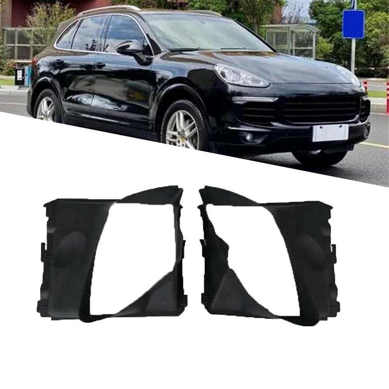 1Pair Front Radiator Air Cooler Guide 95850533535 95850533635 for 11-18 Intake Duct Intercooler Cove