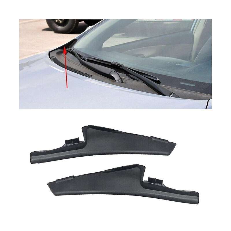 1Pair Front Side Corner Windshield Panel Protectors 53823-02020 53824-02020 for 2007-2013 Windshield