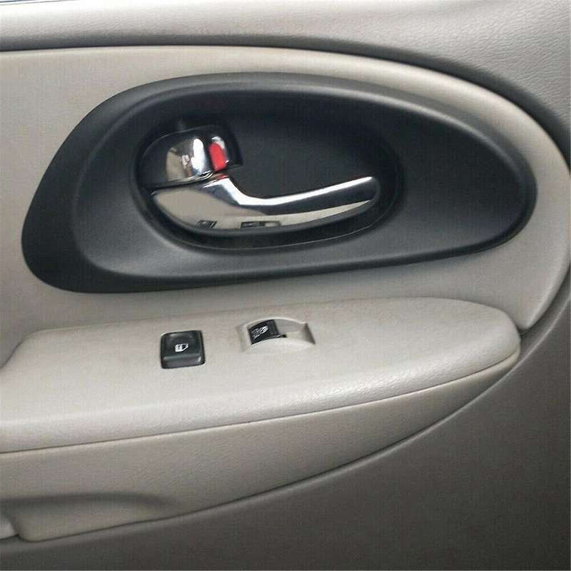 1pair Gray Front Inner Door Handle Bezel Trim 25894591 25894592 for Trailblazer 2002-2009 12457837