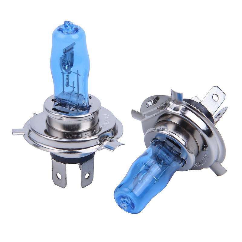 1Pair H4 12V 100W / 90W 6000K Super Bright White Light Car Lamps Headlight Lamp