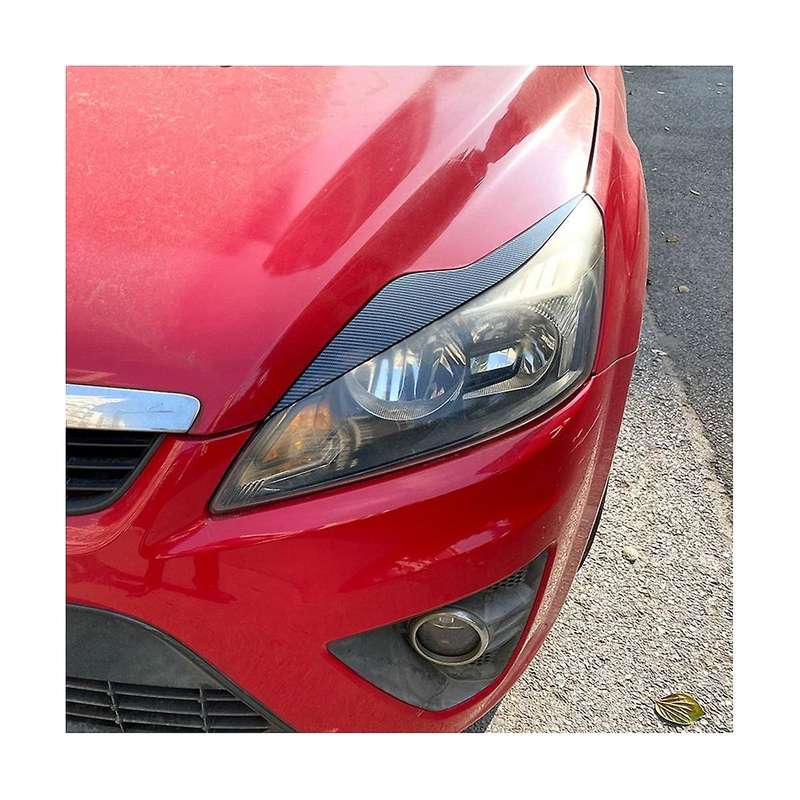 1pair Headlight Eyebrows Trim Cover for Focus Mk2 C307 2008-2011 Head Light Lamp Eyelid Decorative S
