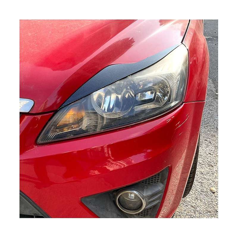 1pair Headlight Eyebrows Trim Cover for Focus Mk2 C307 2008-2011 Head Light Lamp Eyelid Decorative S